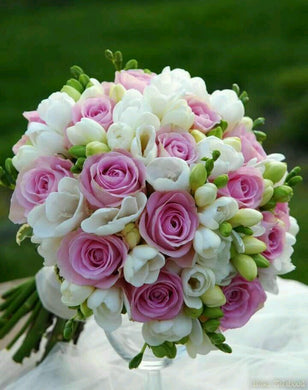Brautstrauß Rosa-Weiß
